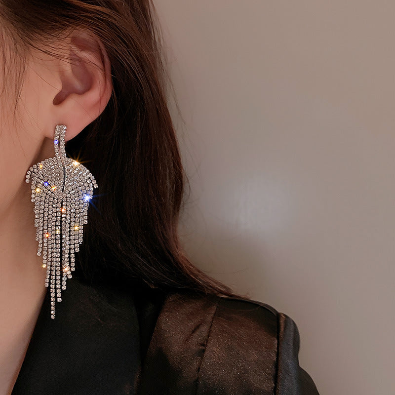 Leaf Diamond Earrings