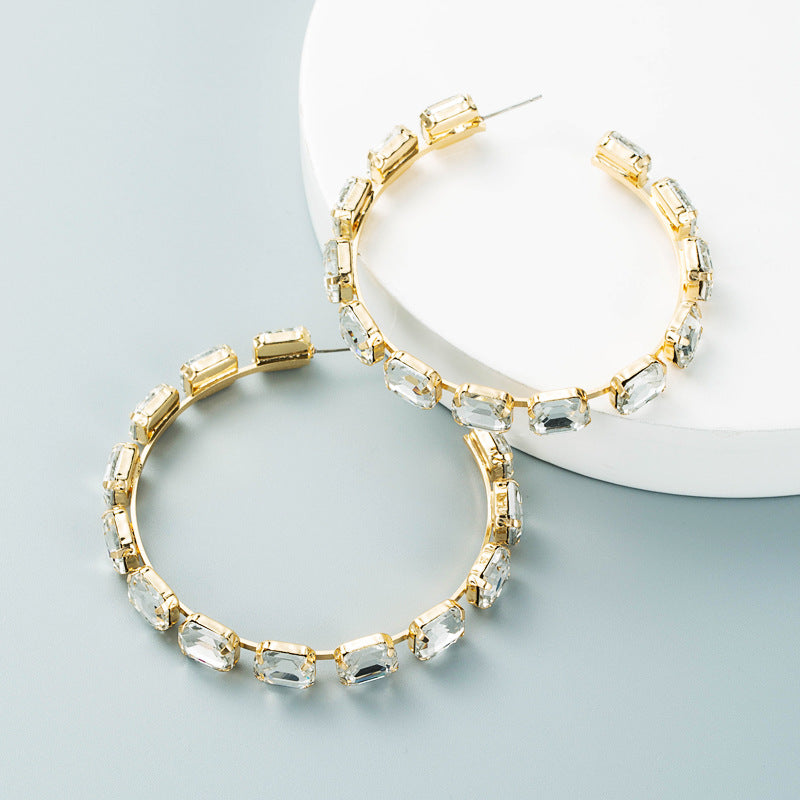alloy inlay rhinestone