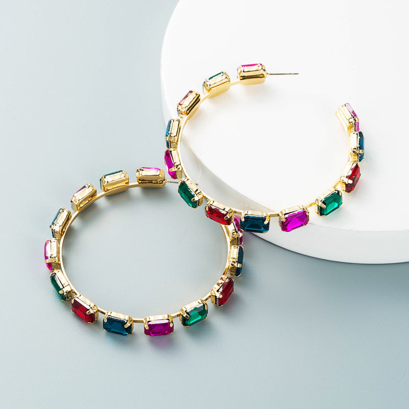 alloy inlay rhinestone