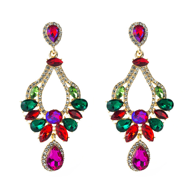 Diamond  Drop Earrings