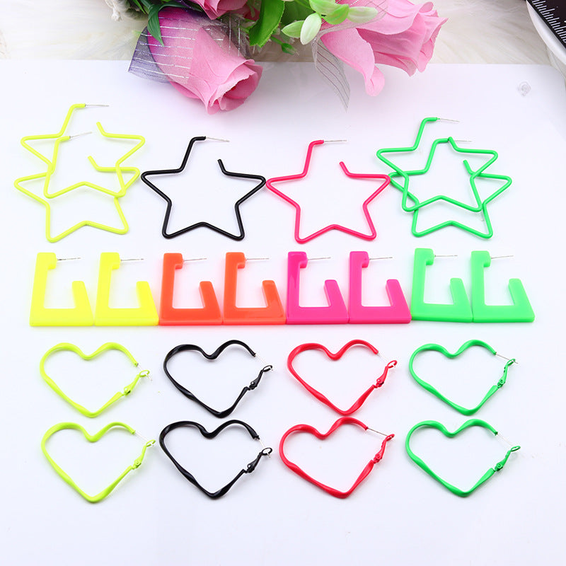 star heart shape arylic