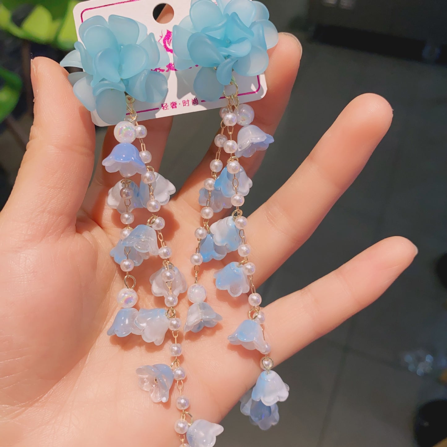 Flower Arylic Earrings