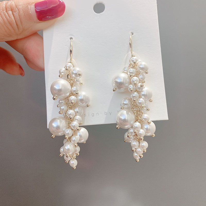 vintage pearl earrings