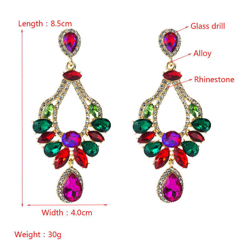 Diamond  Drop Earrings