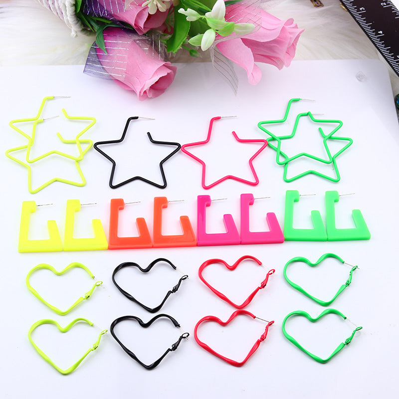 star heart shape arylic