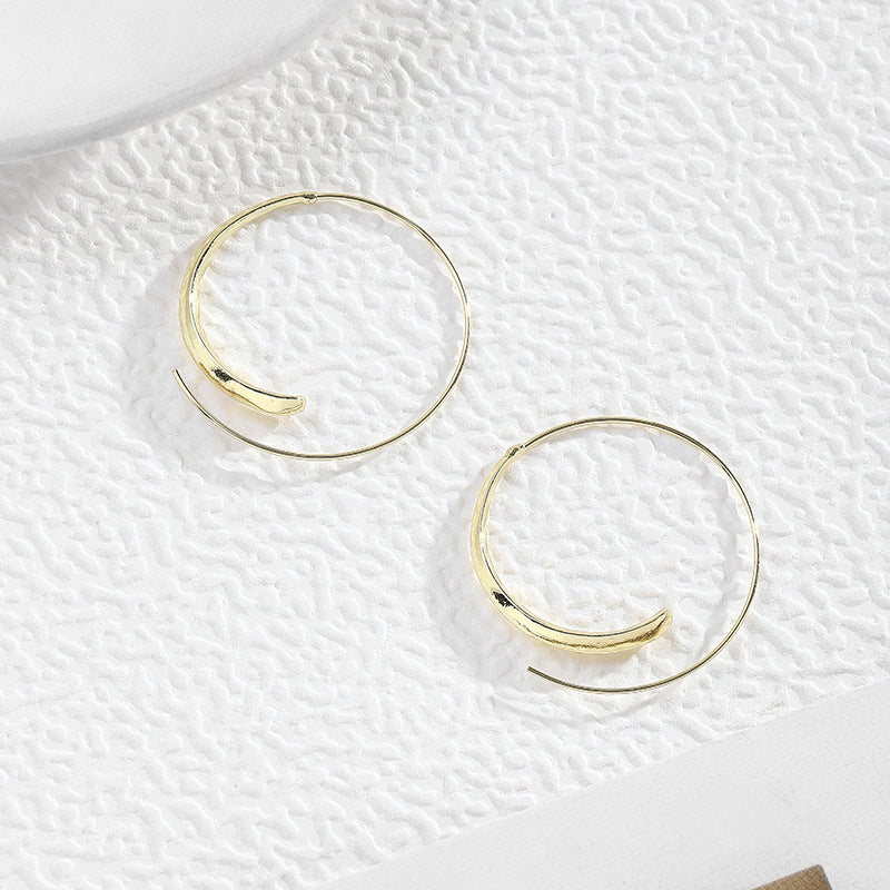 hoop earrings