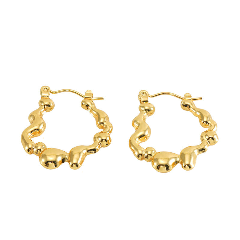 Stainless Steel Hoop Earrings