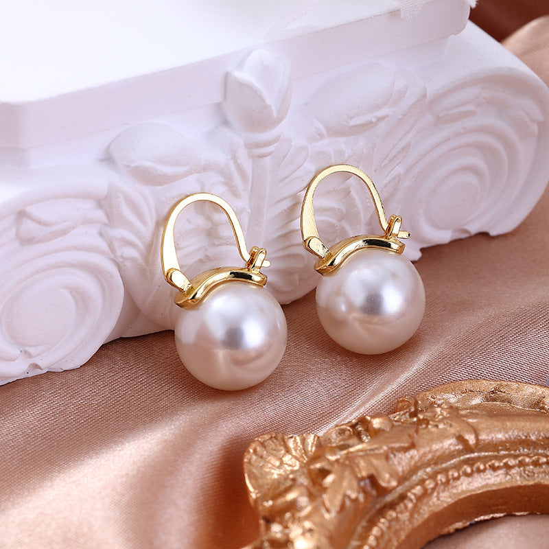 lady round imitation pearl