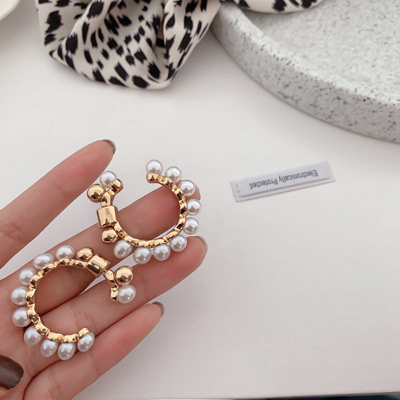 elegant flower earrings