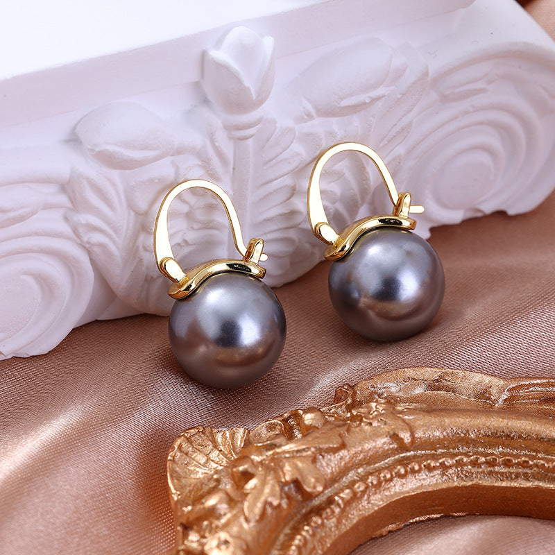 lady round imitation pearl