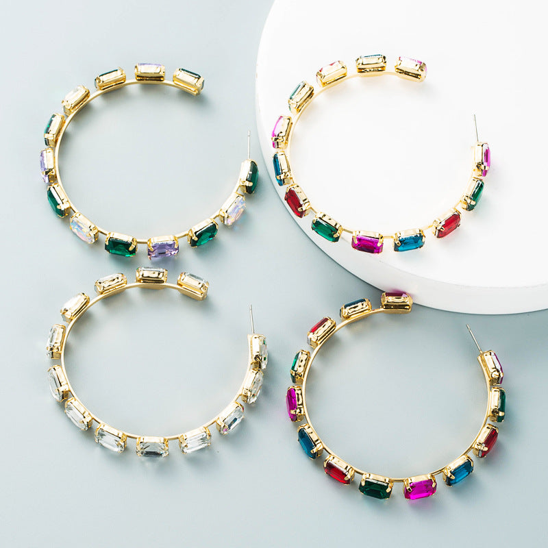 alloy inlay rhinestone