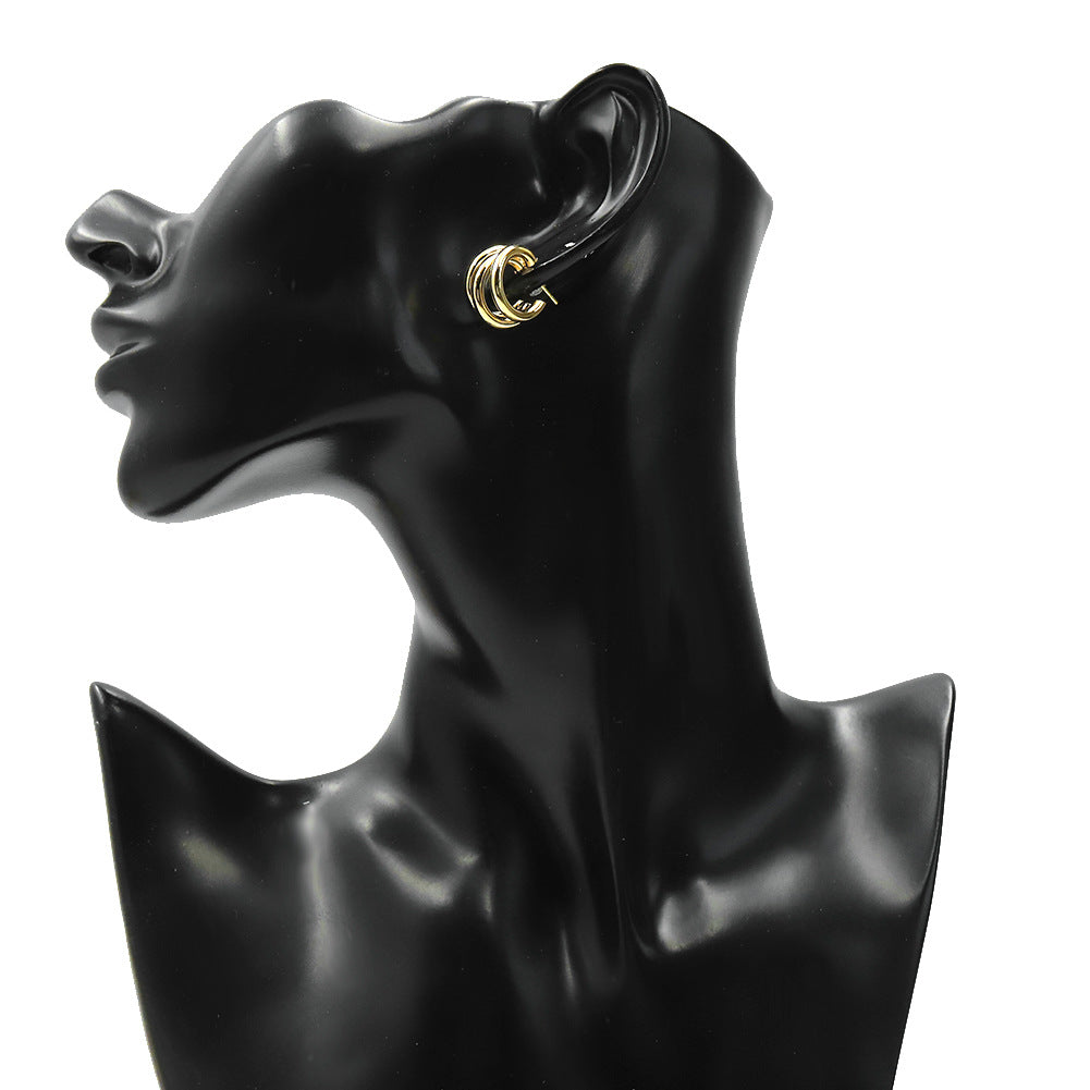 Plating Hoop Earrings