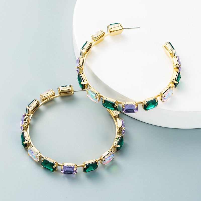 alloy inlay rhinestone