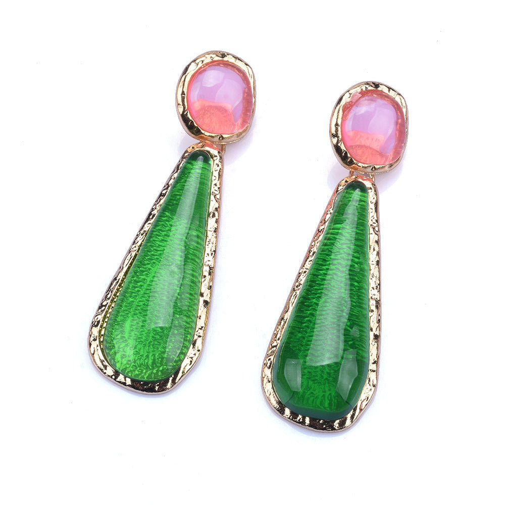 exaggerated drop earrings