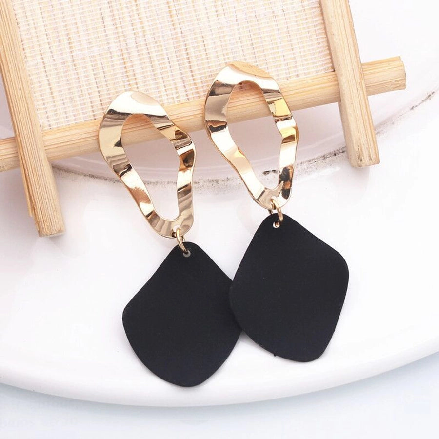 retro round square alloy