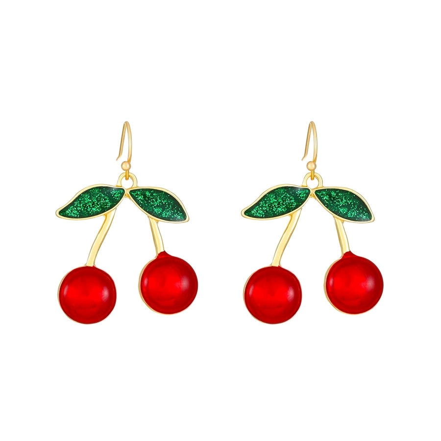 new cherry earrings