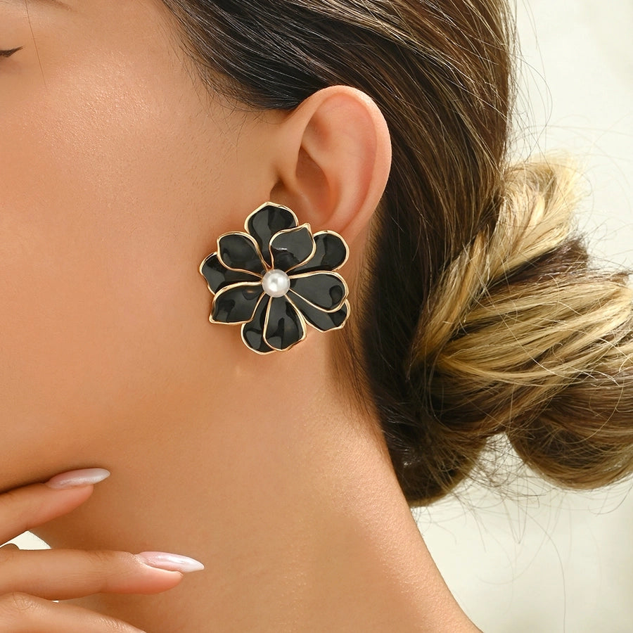 Flower Painted Enamel