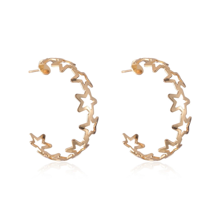 heart metal earrings
