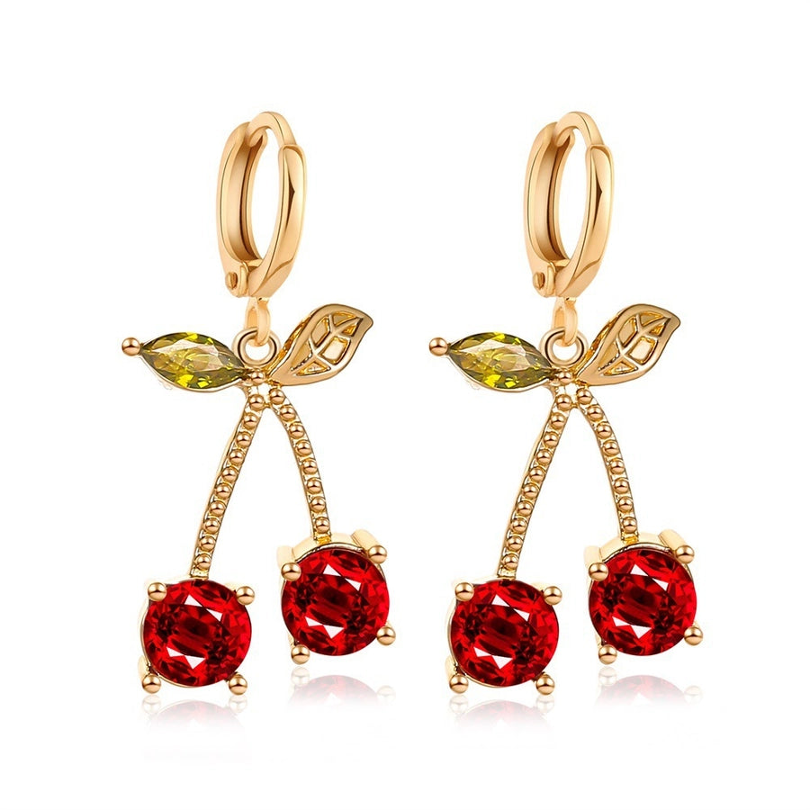 new cherry earrings