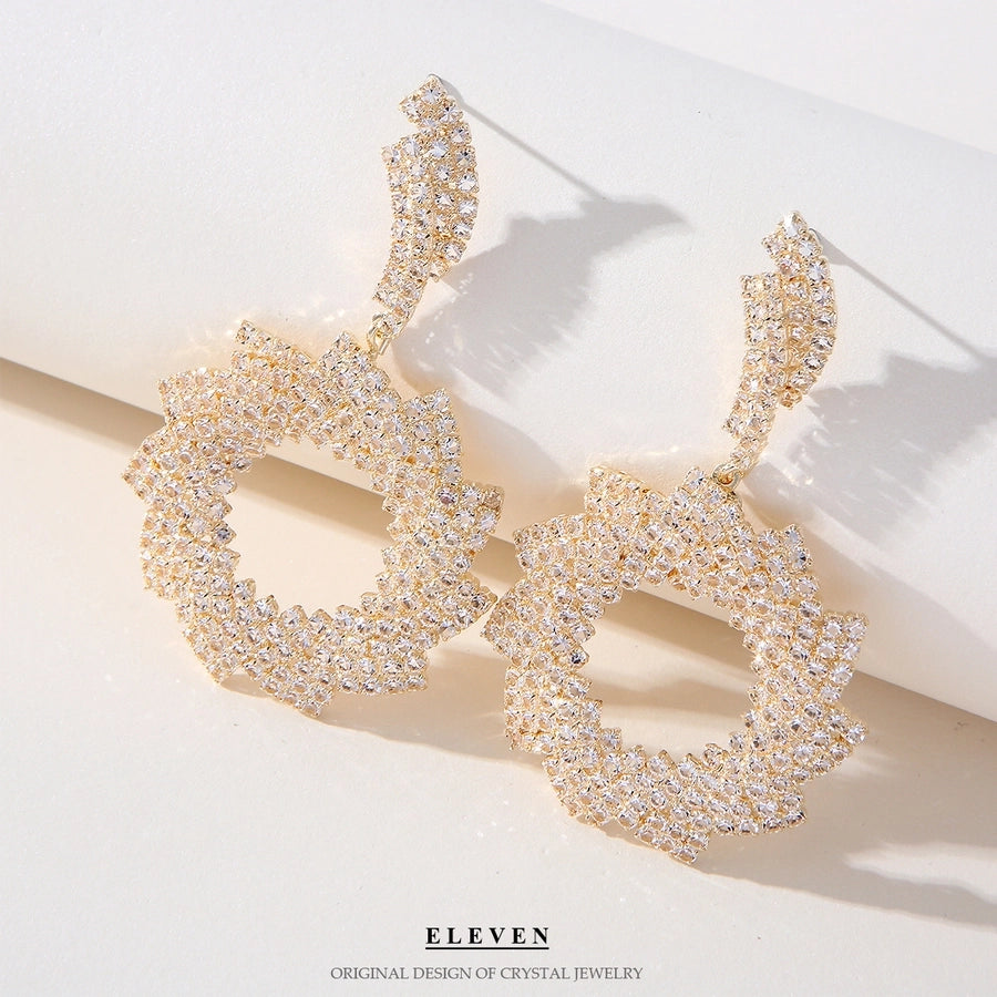 fashion rhinestone earrings