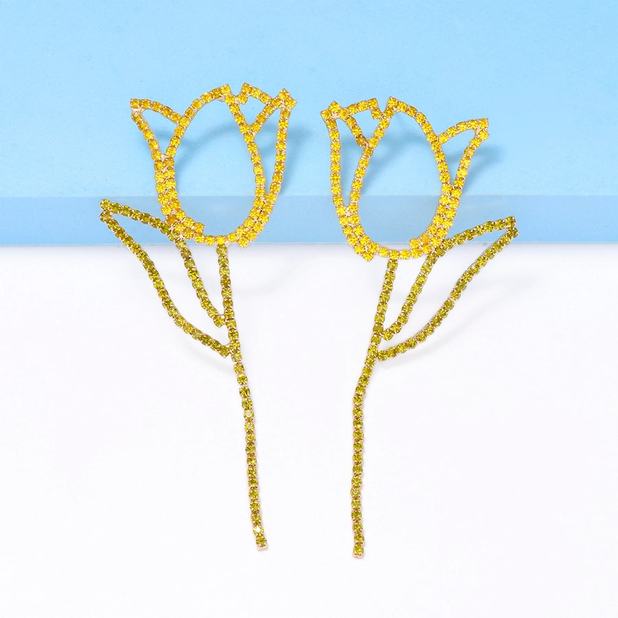 elegant flower ear