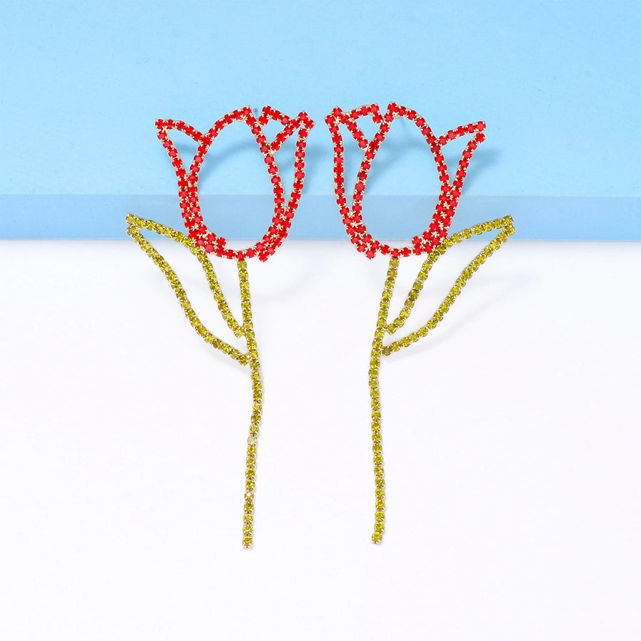 elegant flower ear