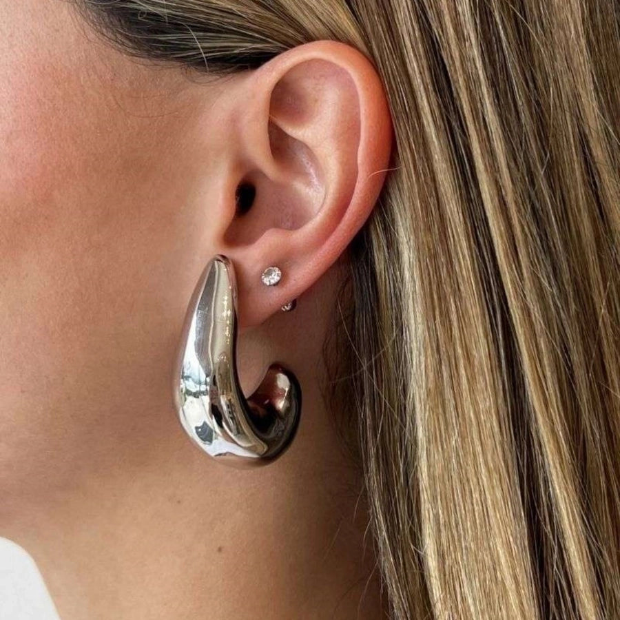 Stainless Steel 18K Earrings
