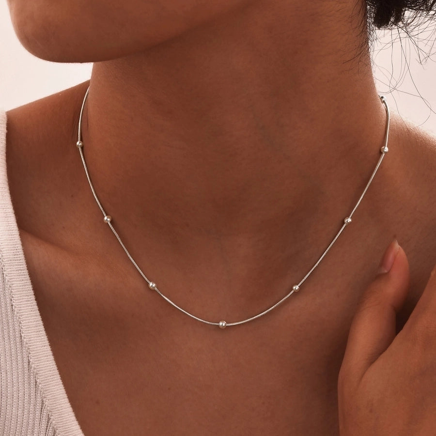 Ball Stainless Steel Necklace
