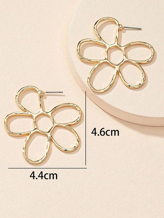 Flower Hollow Titanium Steel