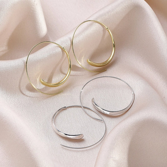 hoop earrings