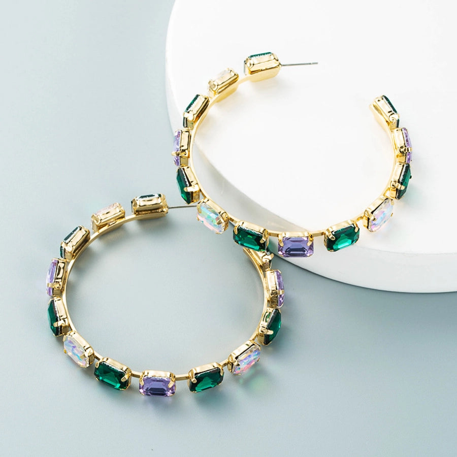 alloy inlay rhinestone