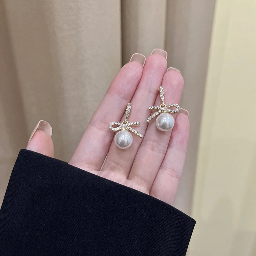 Heart Bow Knot Pearls