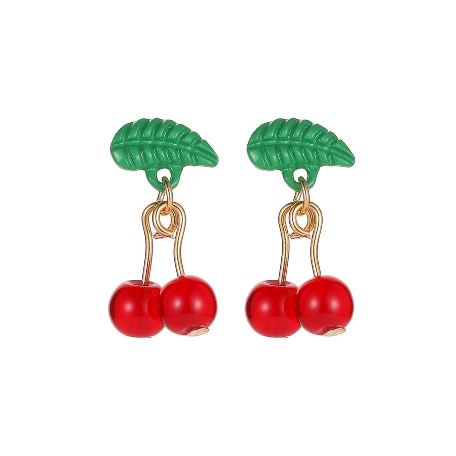 new cherry earrings