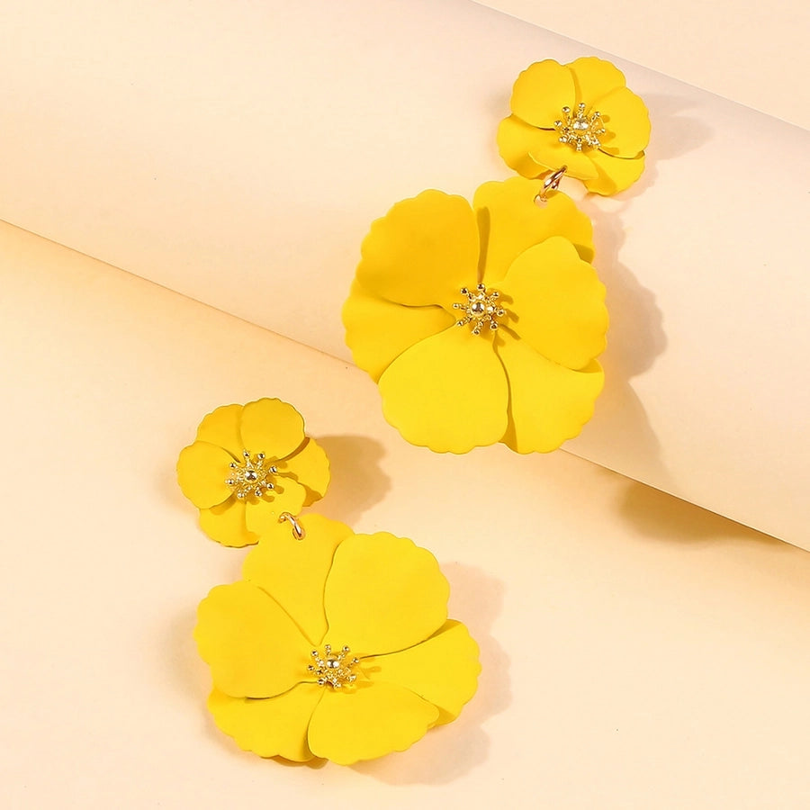 forest flower earrings