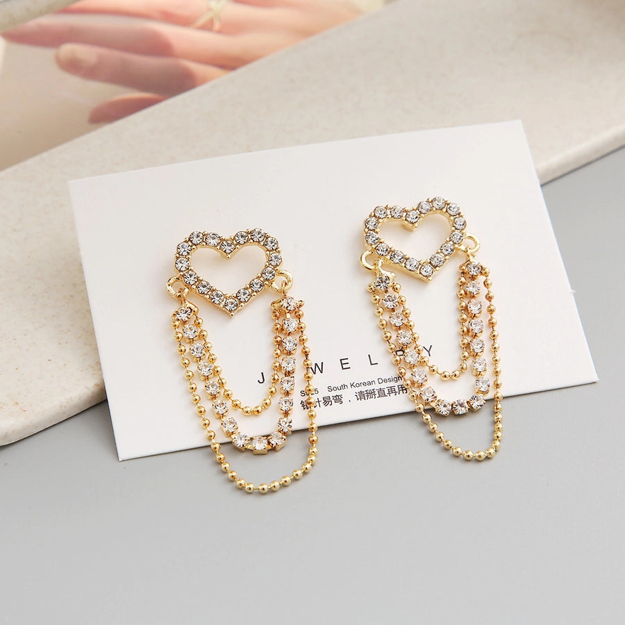 shiny heart shape alloy