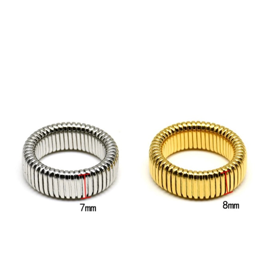 Solid Color Titanium Steel Rings