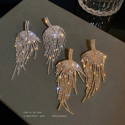 Leaf Diamond Earrings