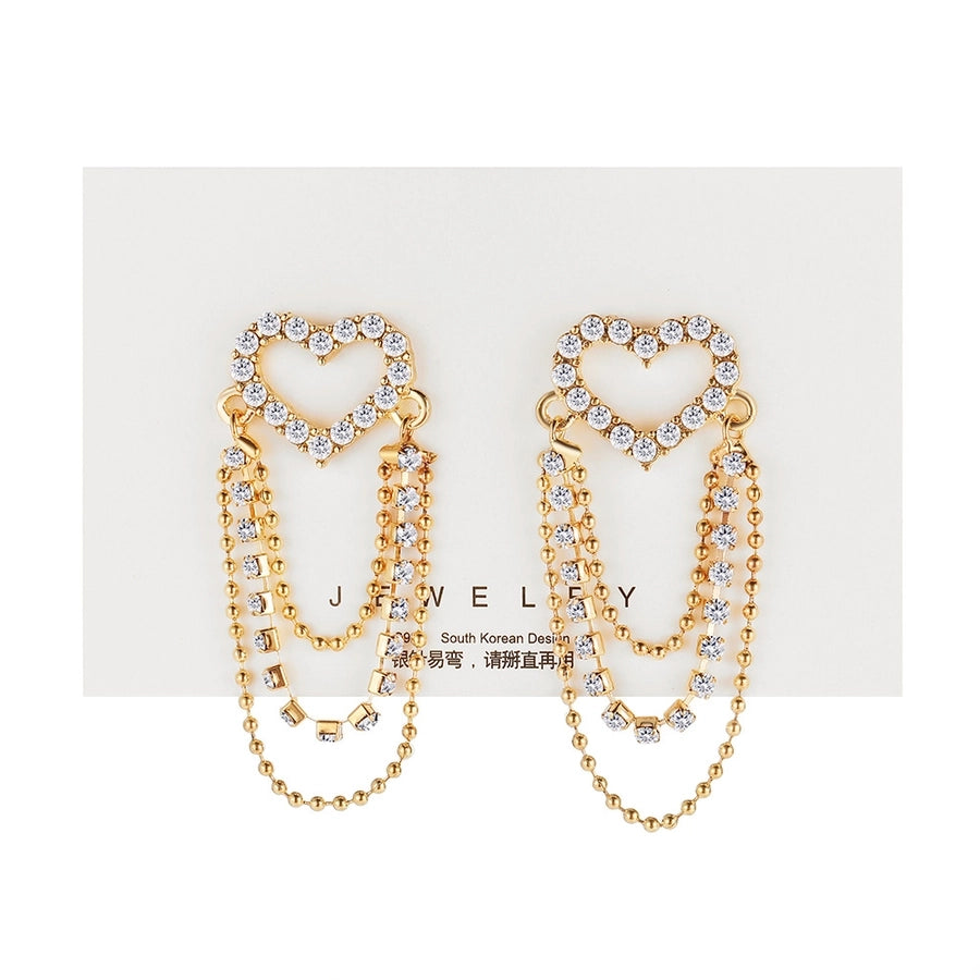 shiny heart shape alloy
