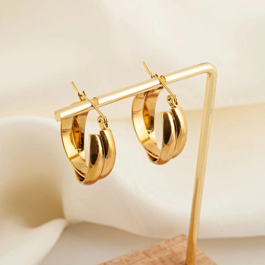 Style Round Stainless Steel 18K