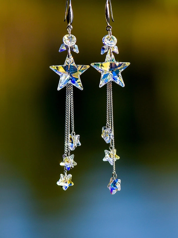 star plating earrings