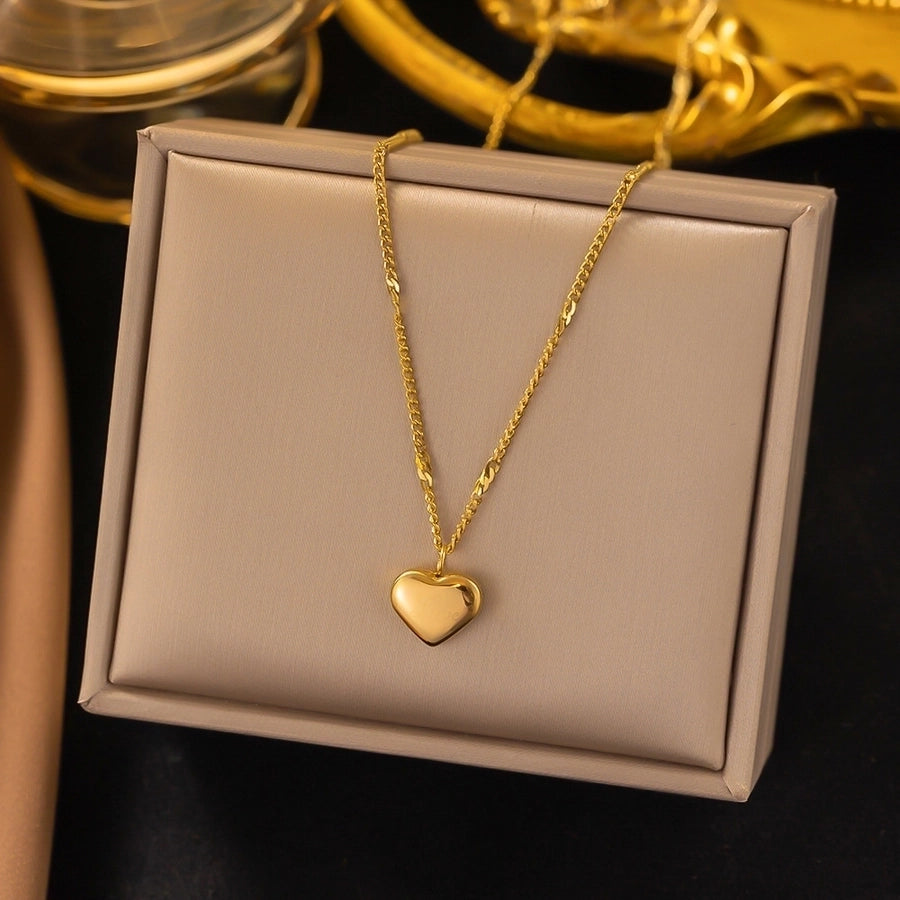 Heart Titanium steel Necklace