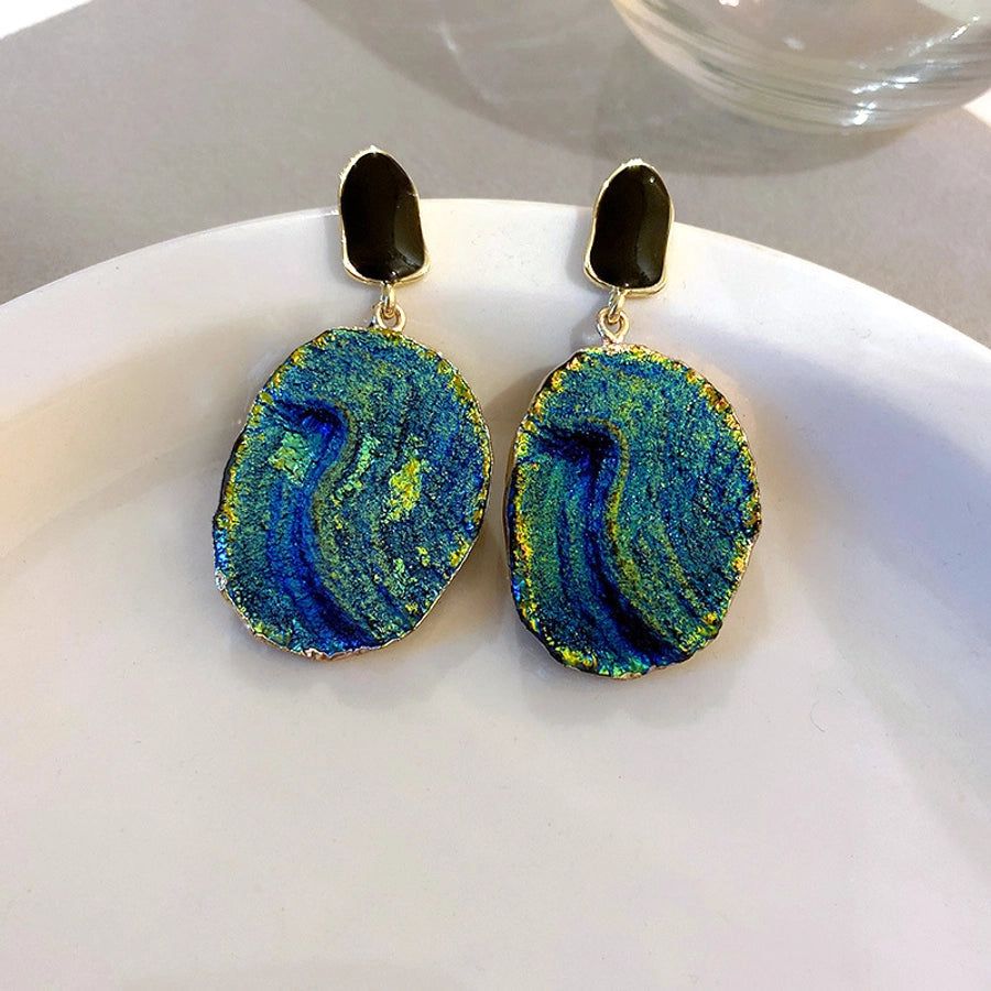 retro oval resin