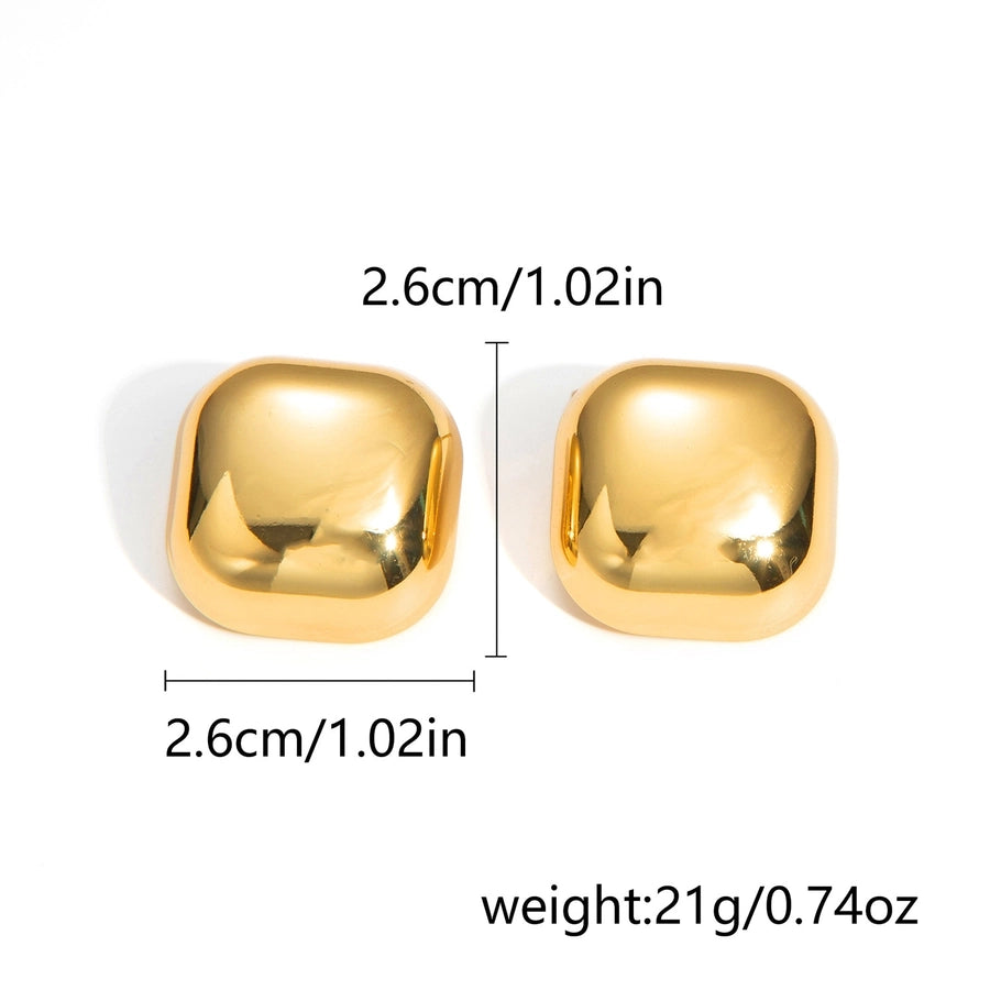 Oval Heart Stainless Steel