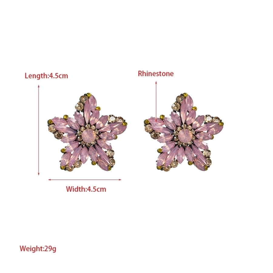 luxurious pentagram ear