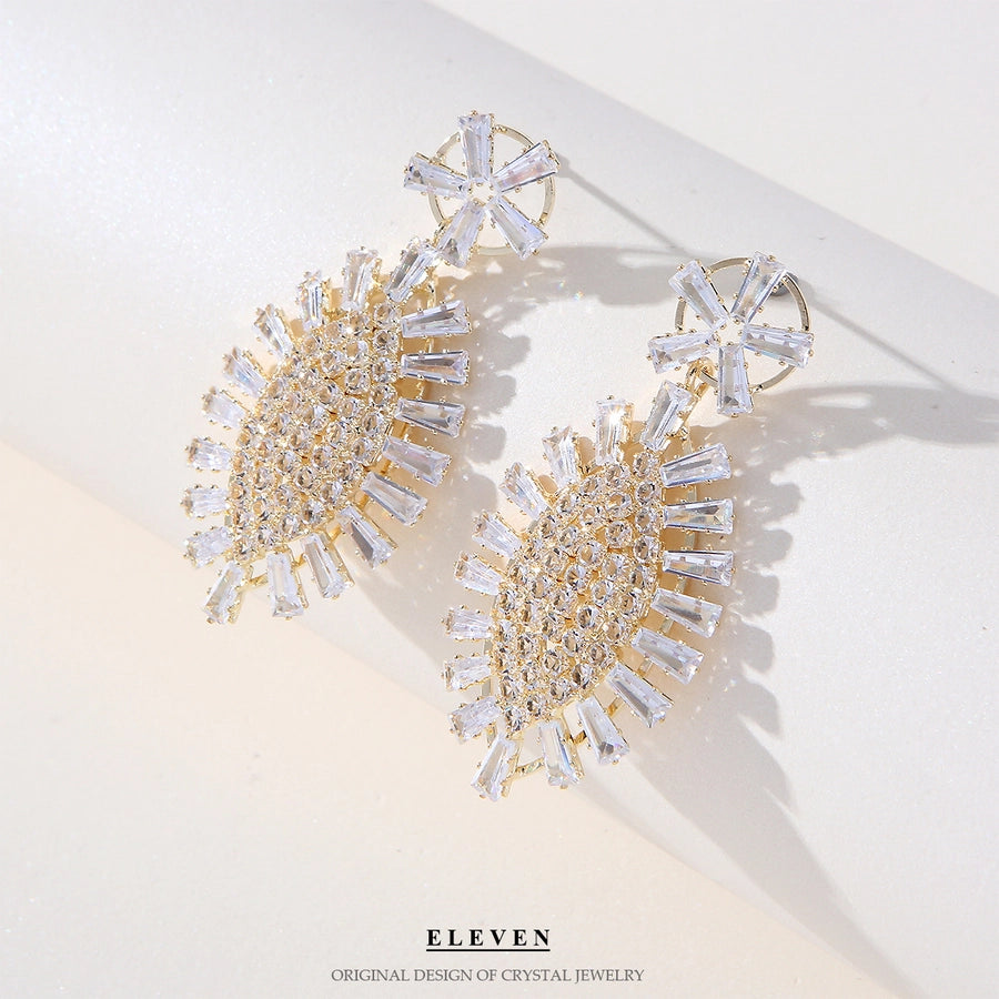 fashion rhinestone earrings