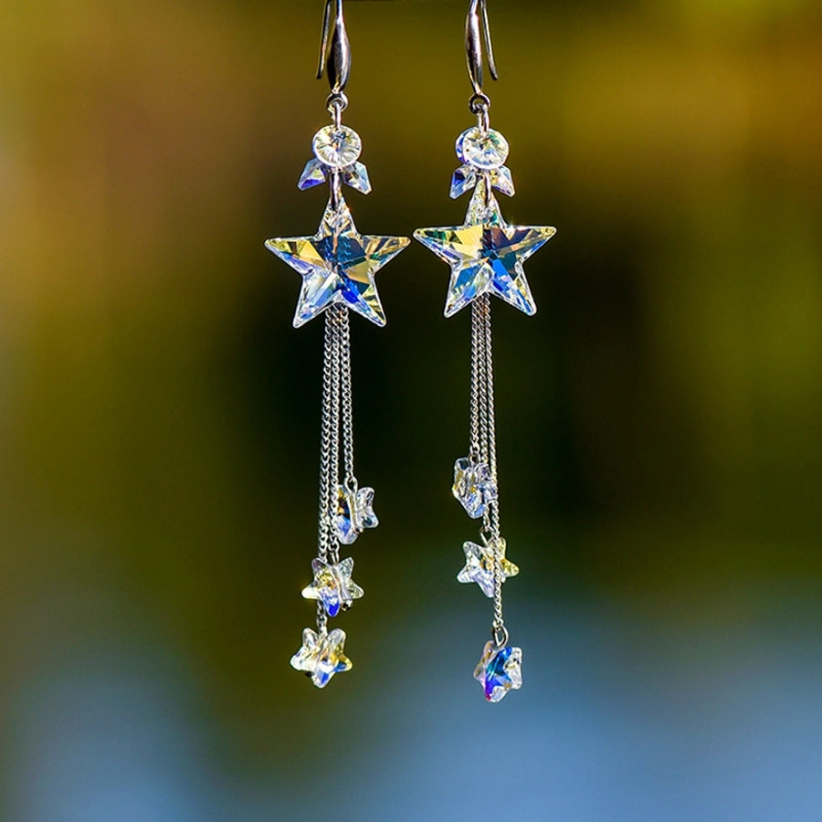 star plating earrings