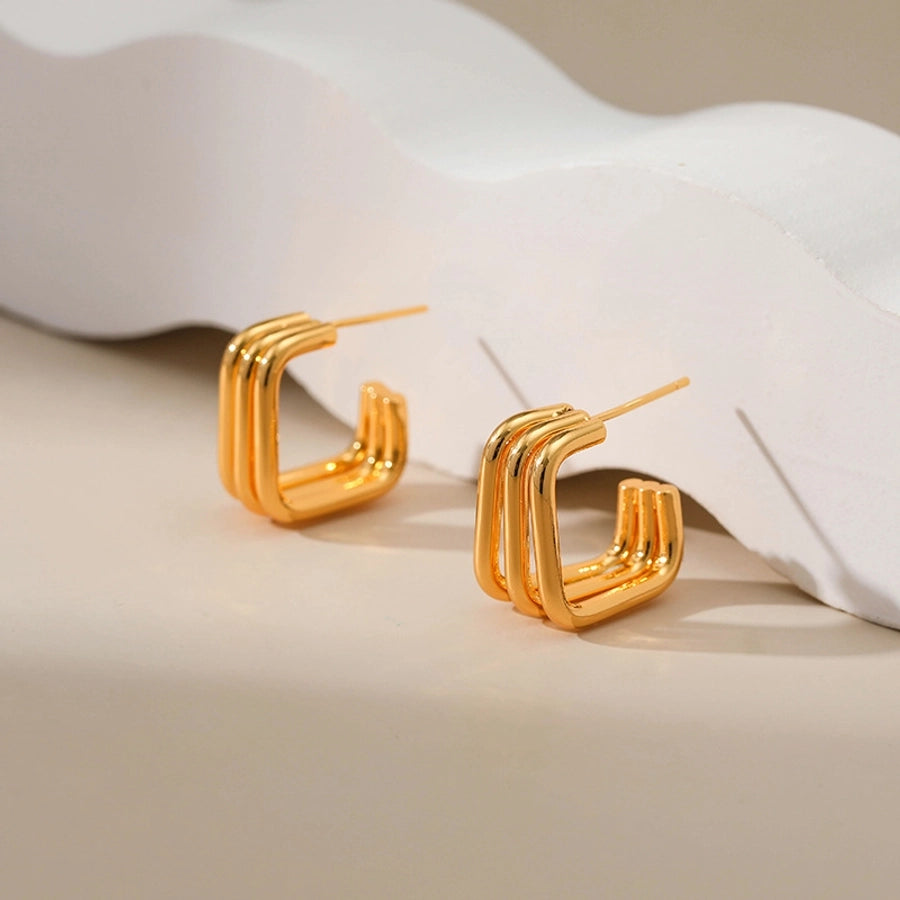 retro geometric square