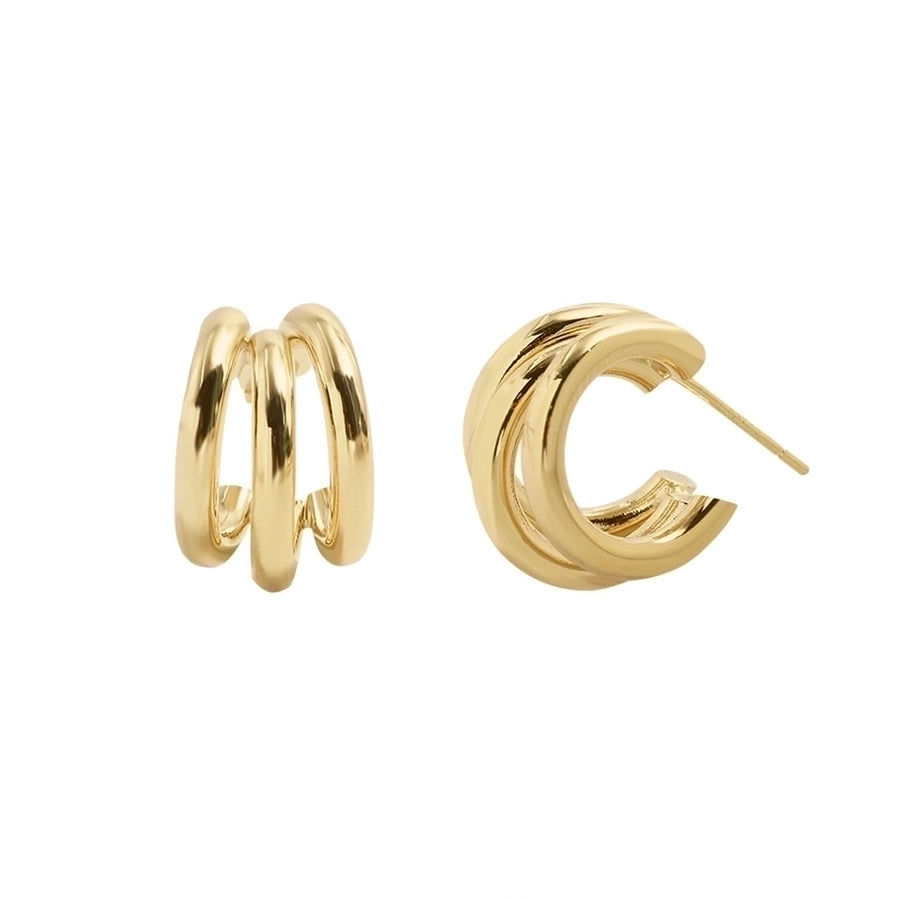 Plating Hoop Earrings