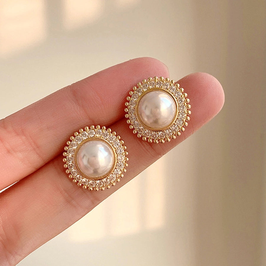 elegant flower earrings