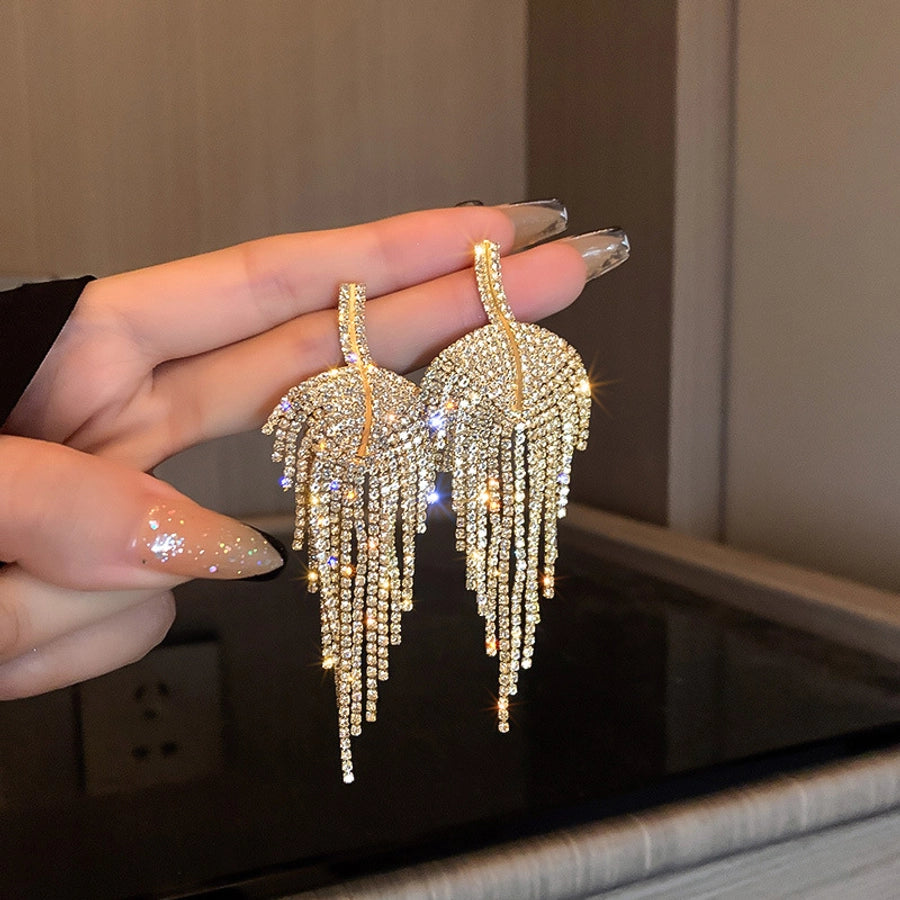 Leaf Diamond Earrings